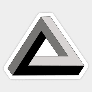 The Penrose Triangle, Impossible Triangle Sticker